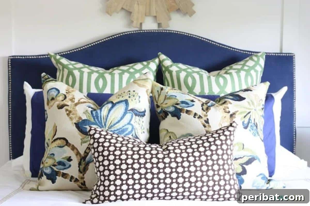 47 Inspiring DIY Throw Pillow Designs 19 A neatly sewn DIY throw pillow showcasing a hidden zipper for easy cover removal.