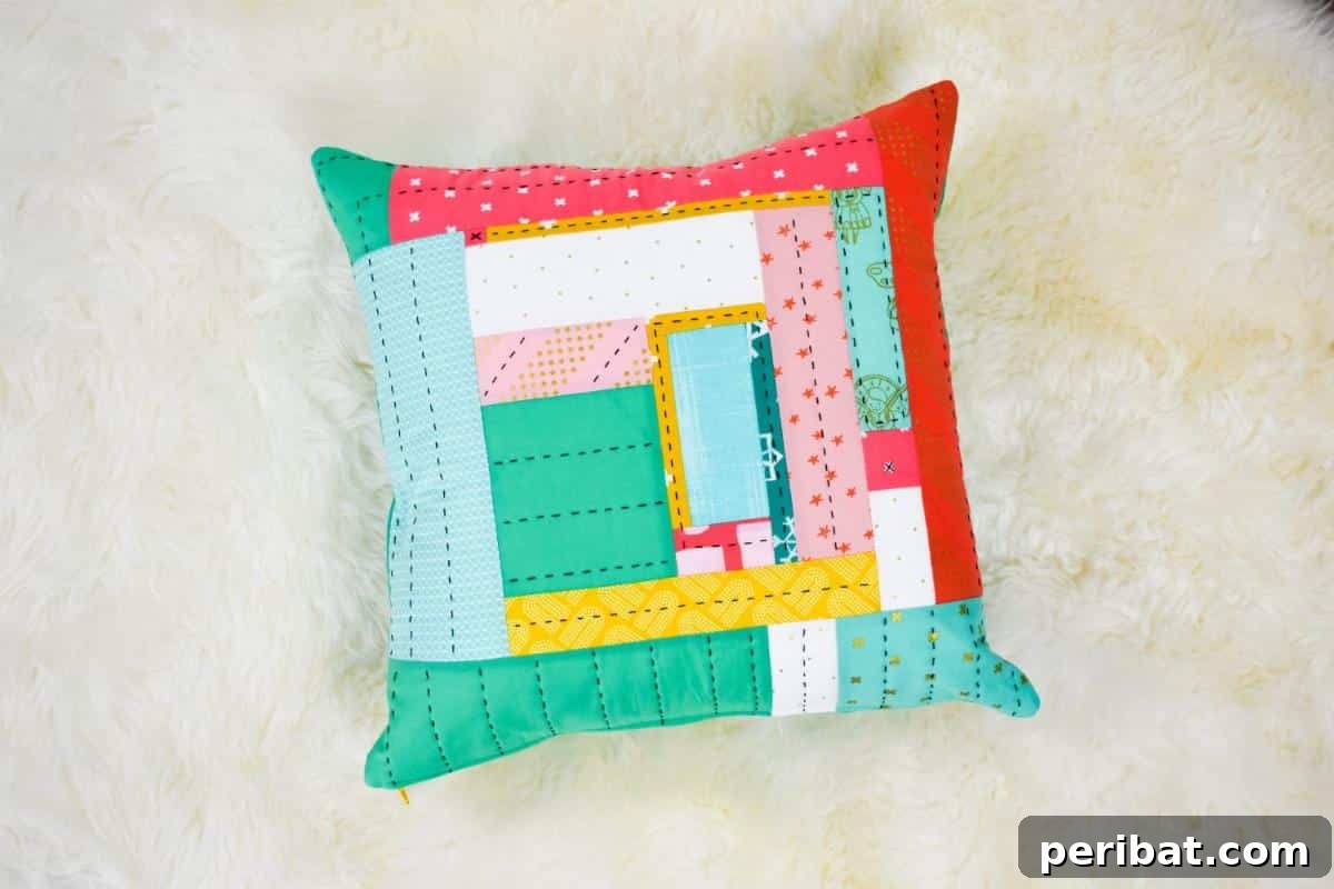 47 Inspiring DIY Throw Pillow Designs 31 A set of practical zippered throw pillows in three different sizes, perfect for versatile home styling.