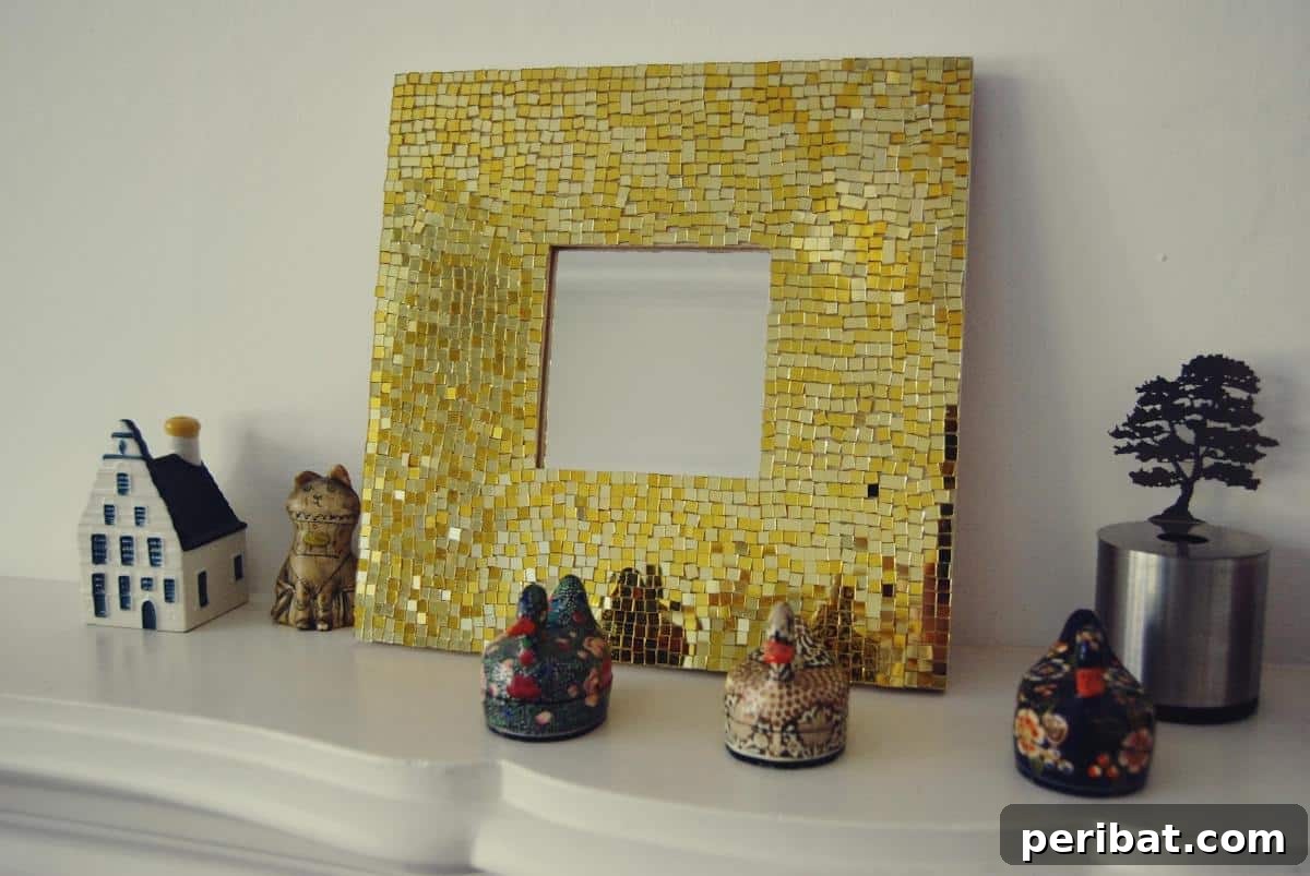 DIY Mosaic Mirror
