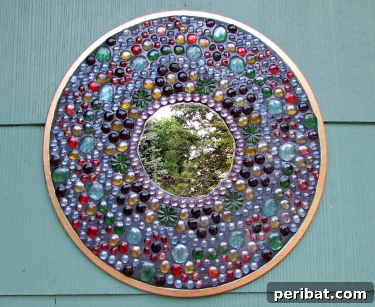 DIY Outdoor Mosaic Art