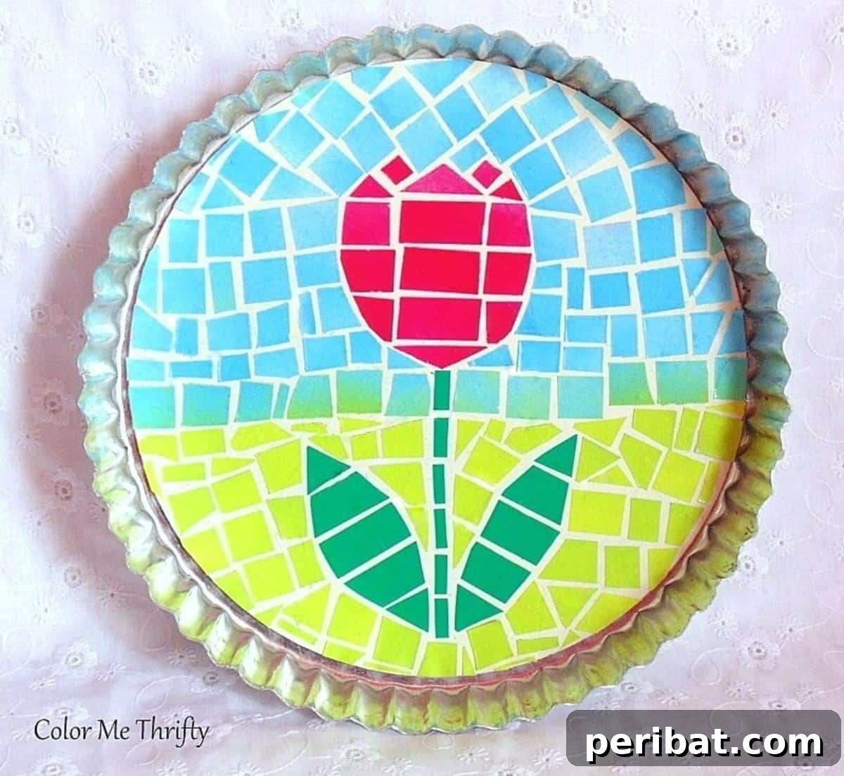 Quick and Easy Faux Mosaic Art
