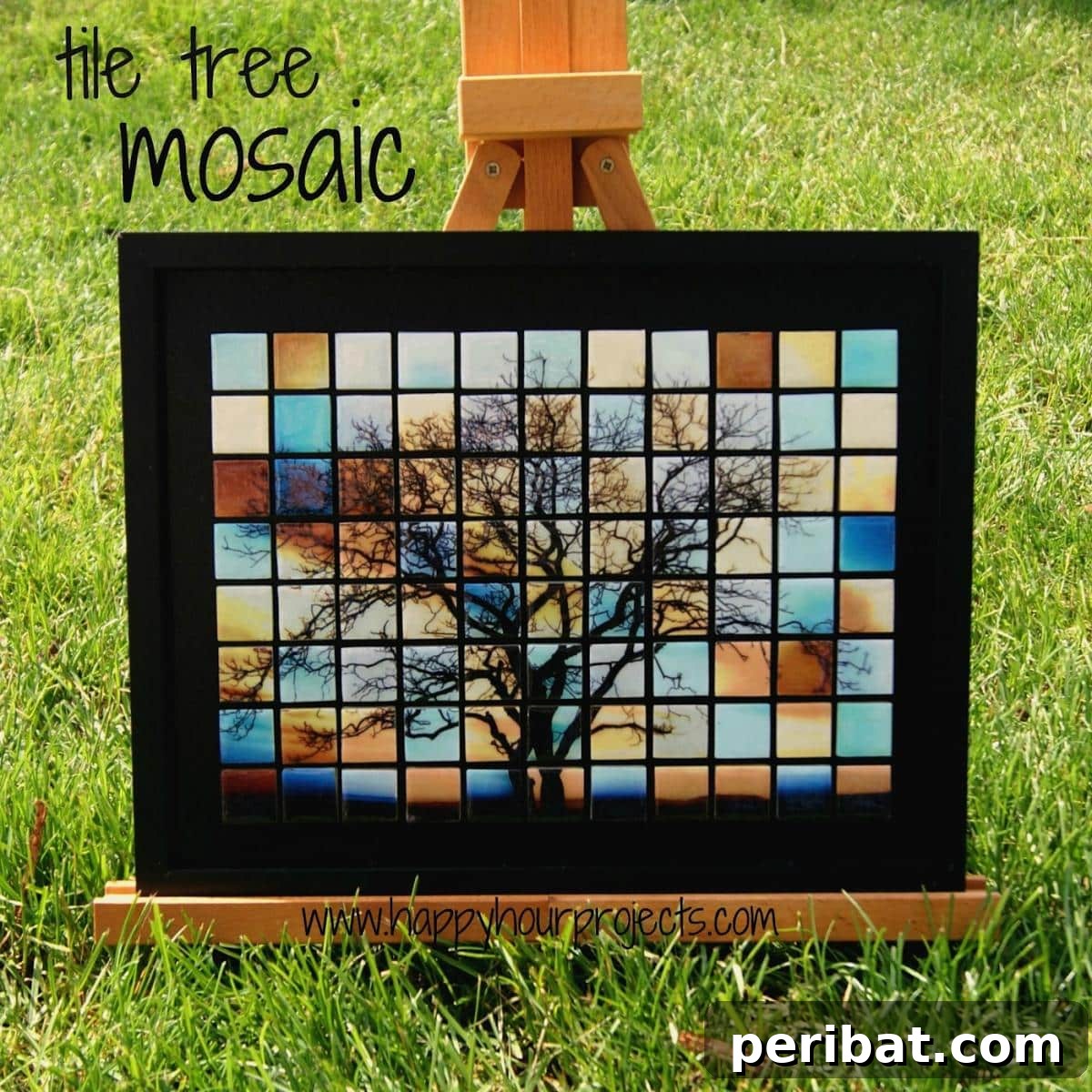 Glass Tile Tree Mosaic