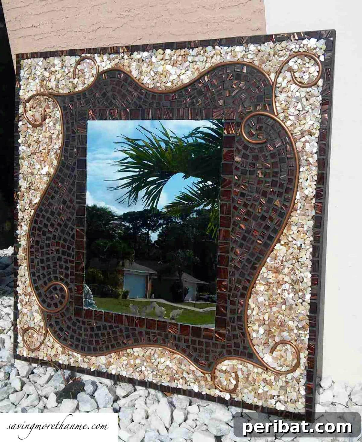 DIY Mosaic Mirror