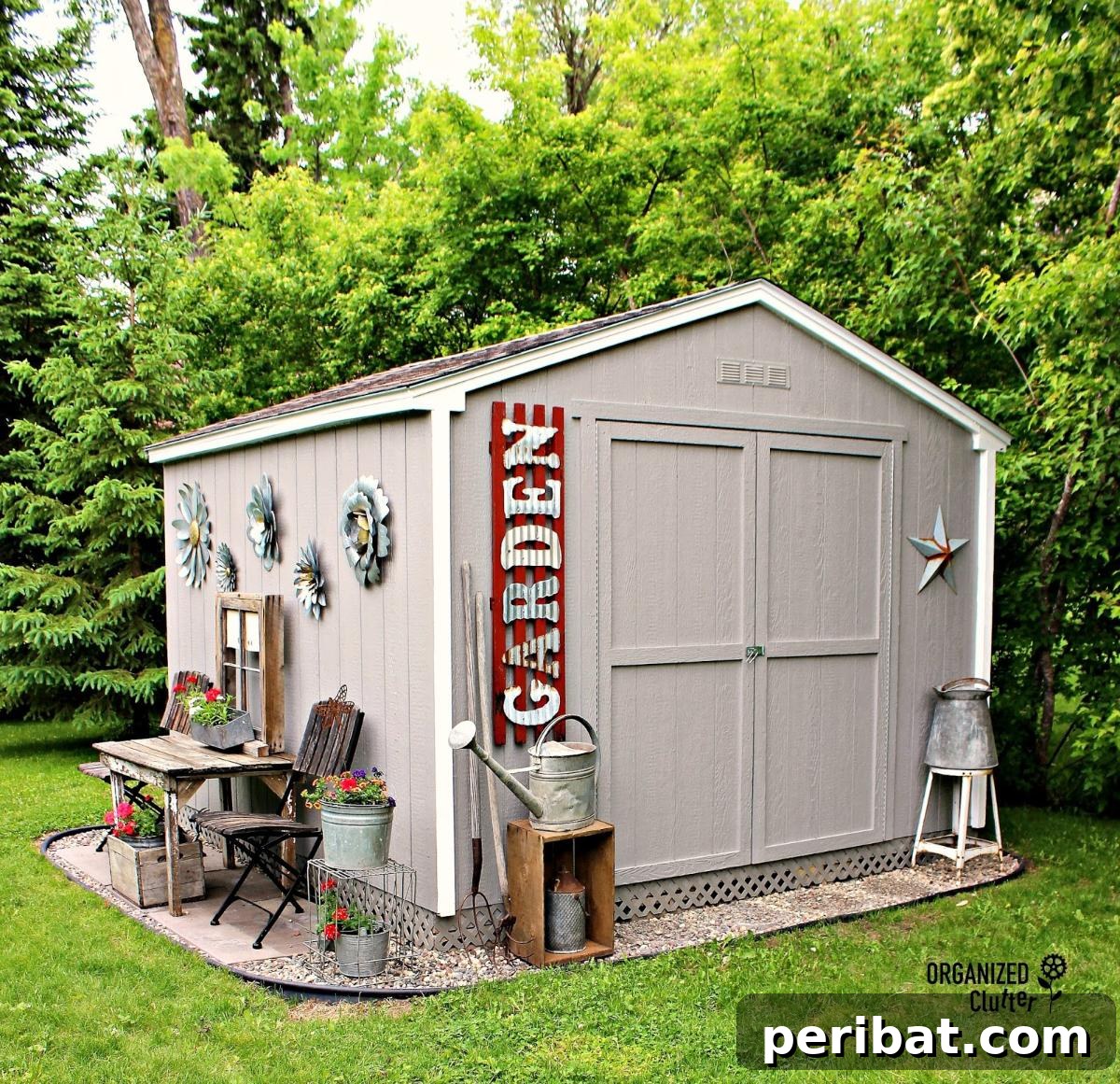 35 DIY Garden Retreats and Shed Projects 12 Junk Garden Shed