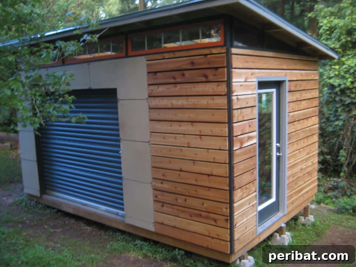 35 DIY Garden Retreats and Shed Projects 16 DIY Modern Shed