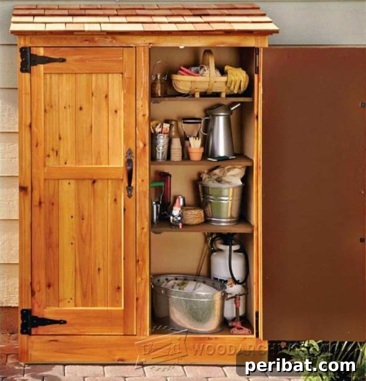 35 DIY Garden Retreats and Shed Projects 17 Storage Locker for Yard Gear