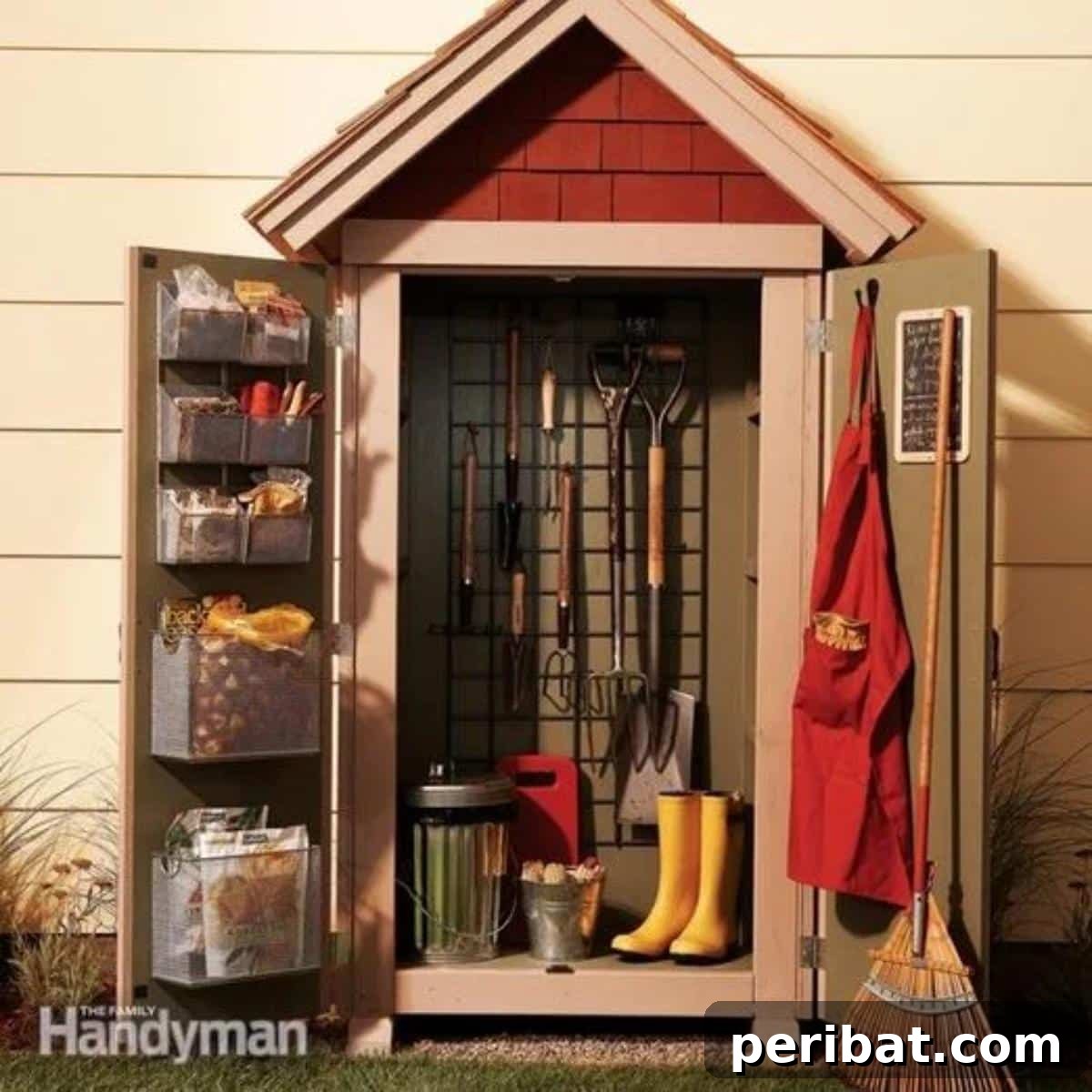 35 DIY Garden Retreats and Shed Projects 26 DIY Garden Closet Storage