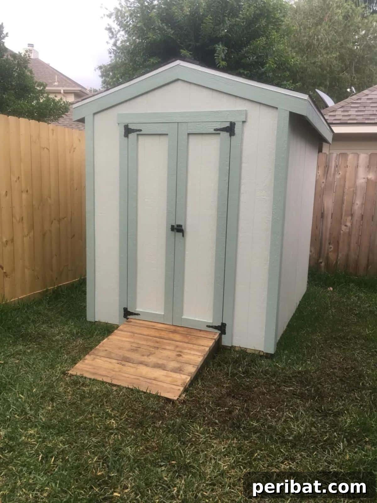 35 DIY Garden Retreats and Shed Projects 29 DIY 8 Ft. X 6 Ft. Shed