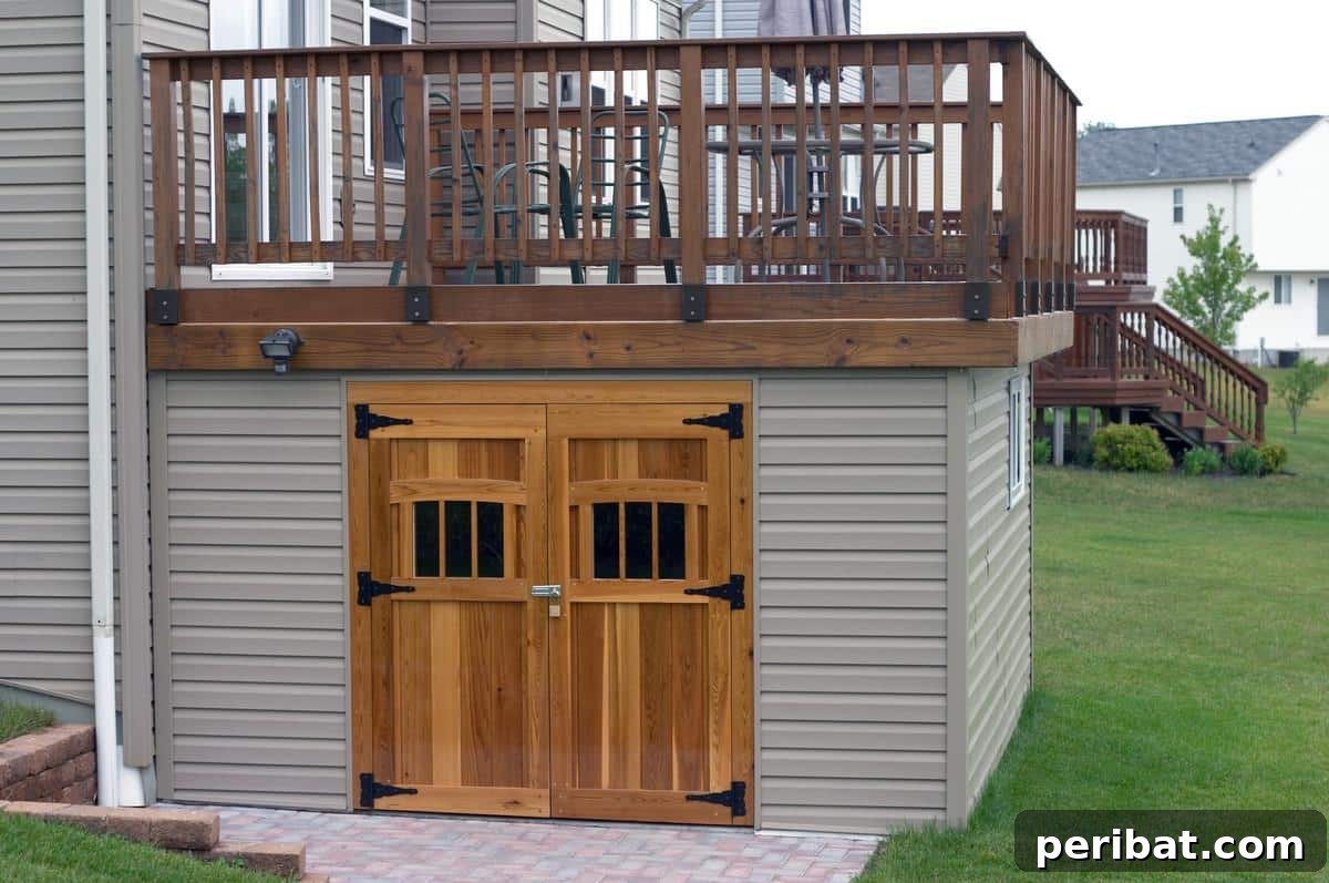 35 DIY Garden Retreats and Shed Projects 30 DIY Shed Under a Deck