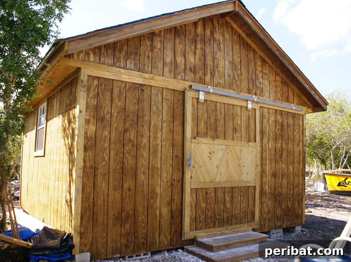 35 DIY Garden Retreats and Shed Projects 34 16' x 16' Storage Shed