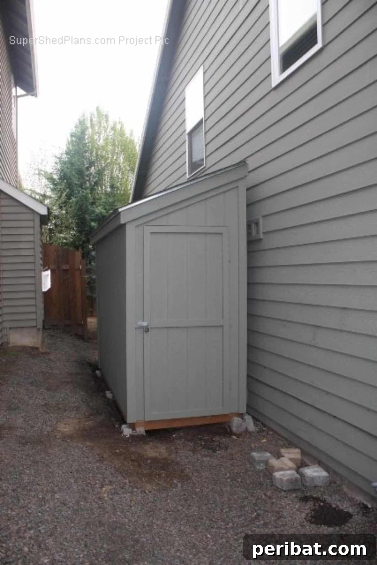 35 DIY Garden Retreats and Shed Projects 37 Garden Shed Plan: 4x10 Slant Roof