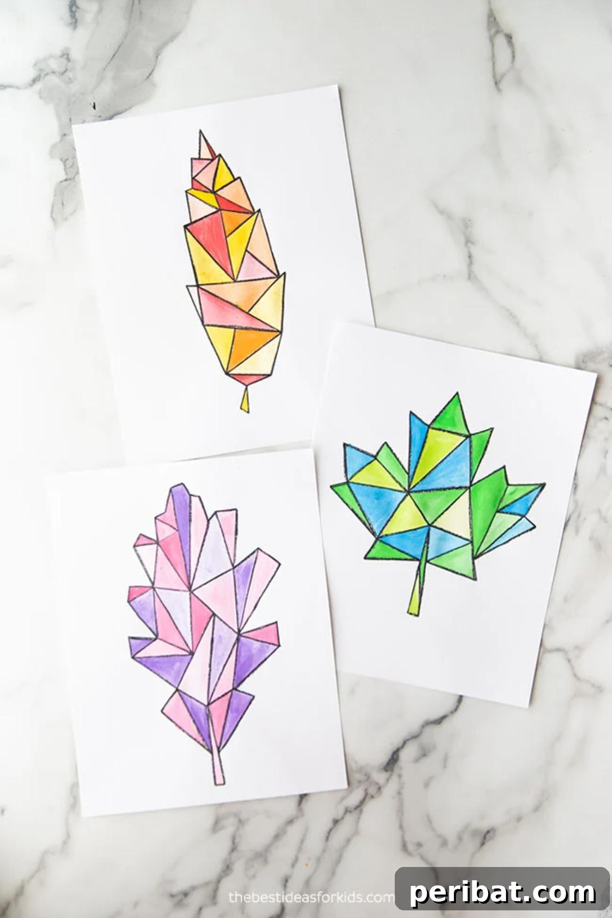 Nature's Masterpiece: 44 Creative DIY Leaf Art Projects 17 Watercolor Leaf Art