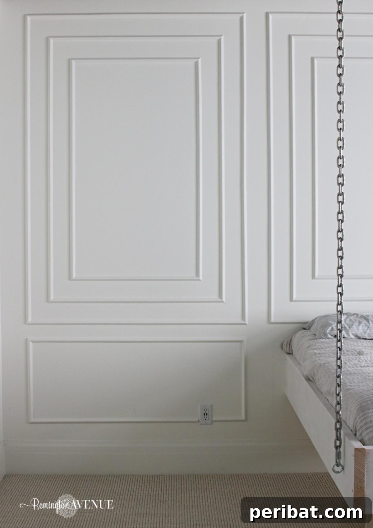 DIY Modern Wall Molding