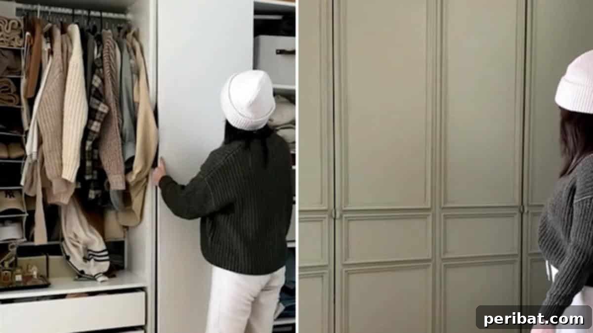 Wall Mouldings Without Using Any Power Tools before and after.