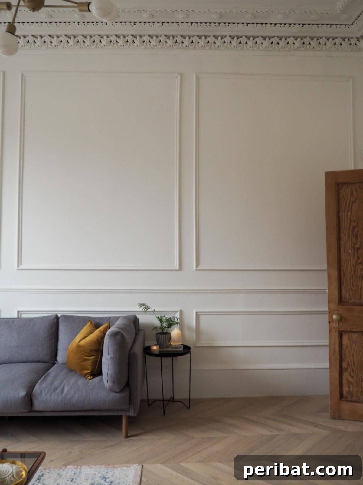 DIY Parisian-Inspired Wall Paneling