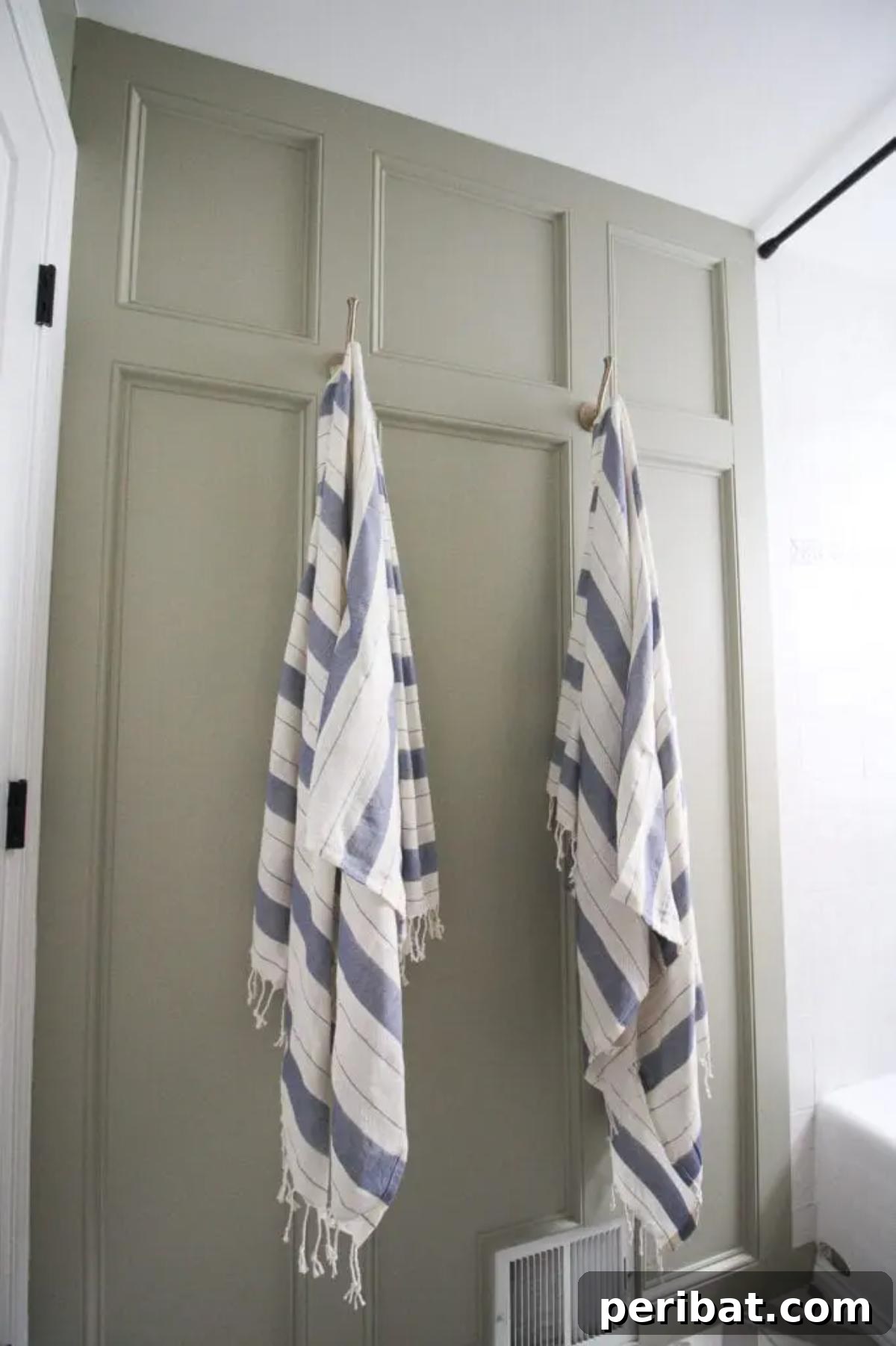 DIY Wall Molding in the Bathroom