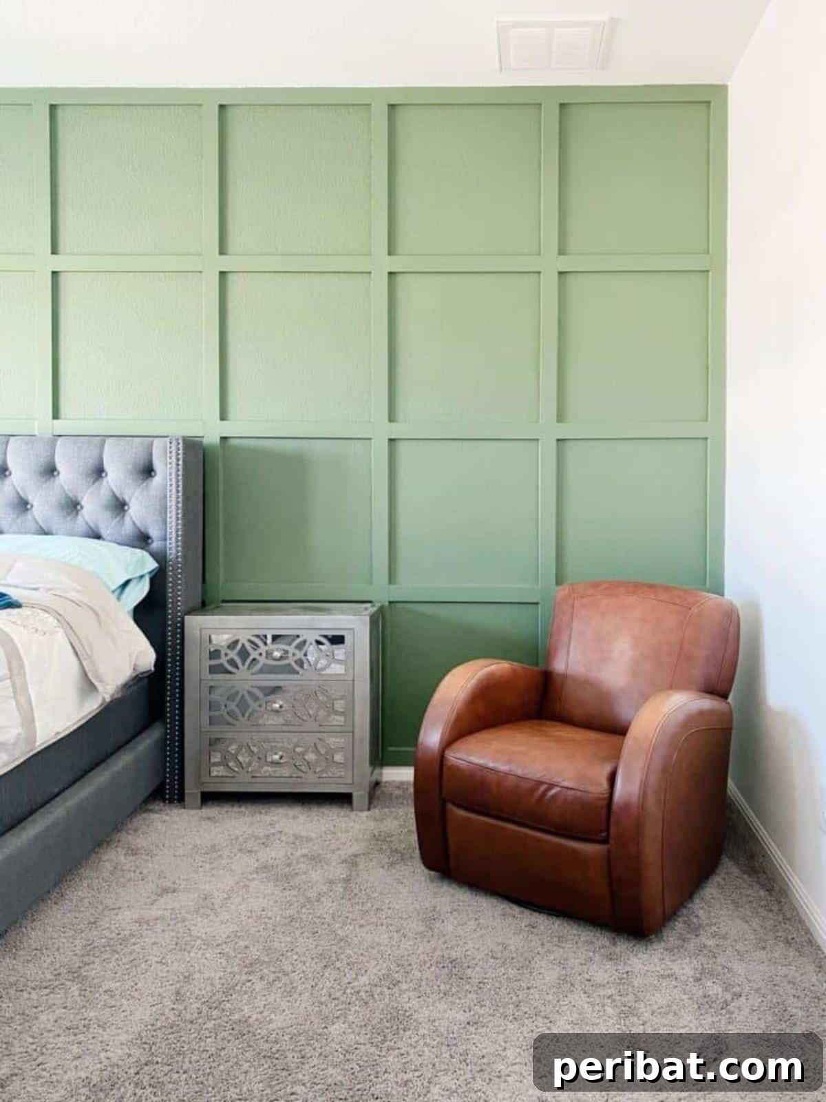 DIY Grid Accent Wall