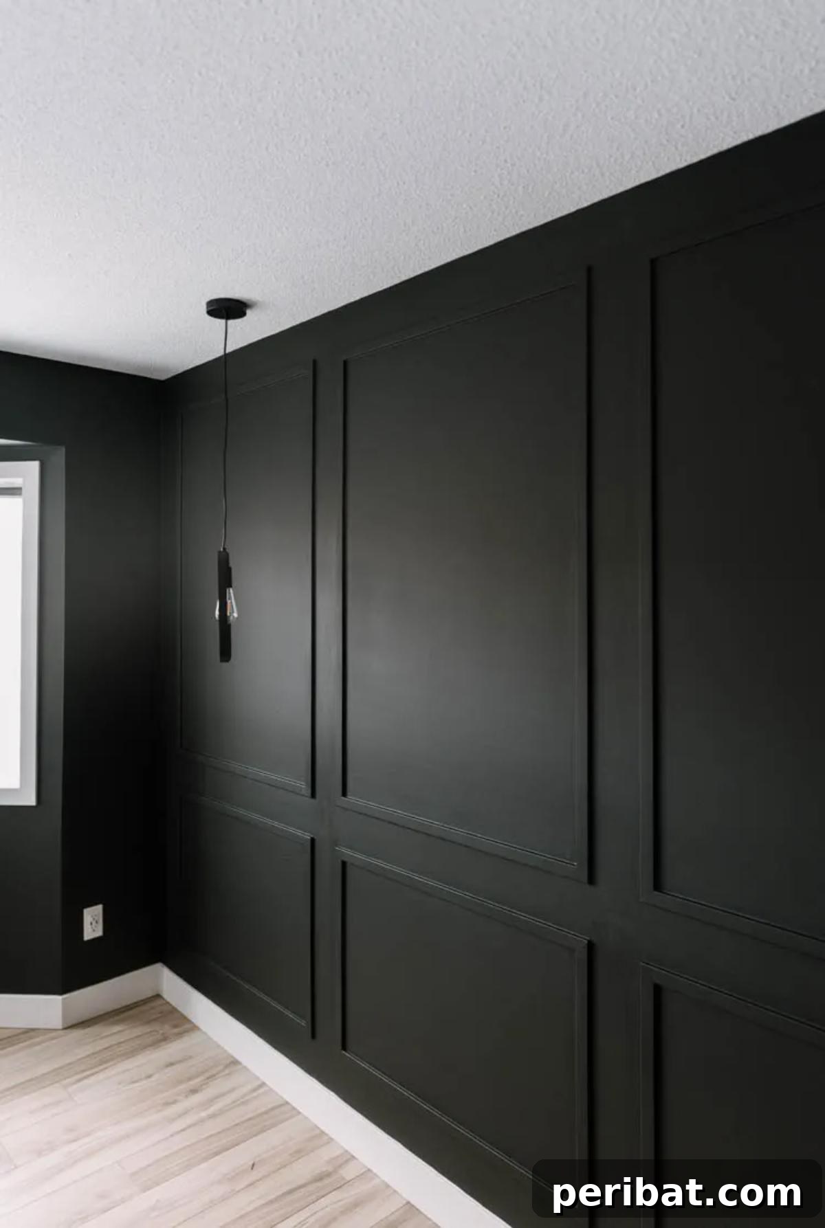 Master Bedroom DIY Moulding Wall