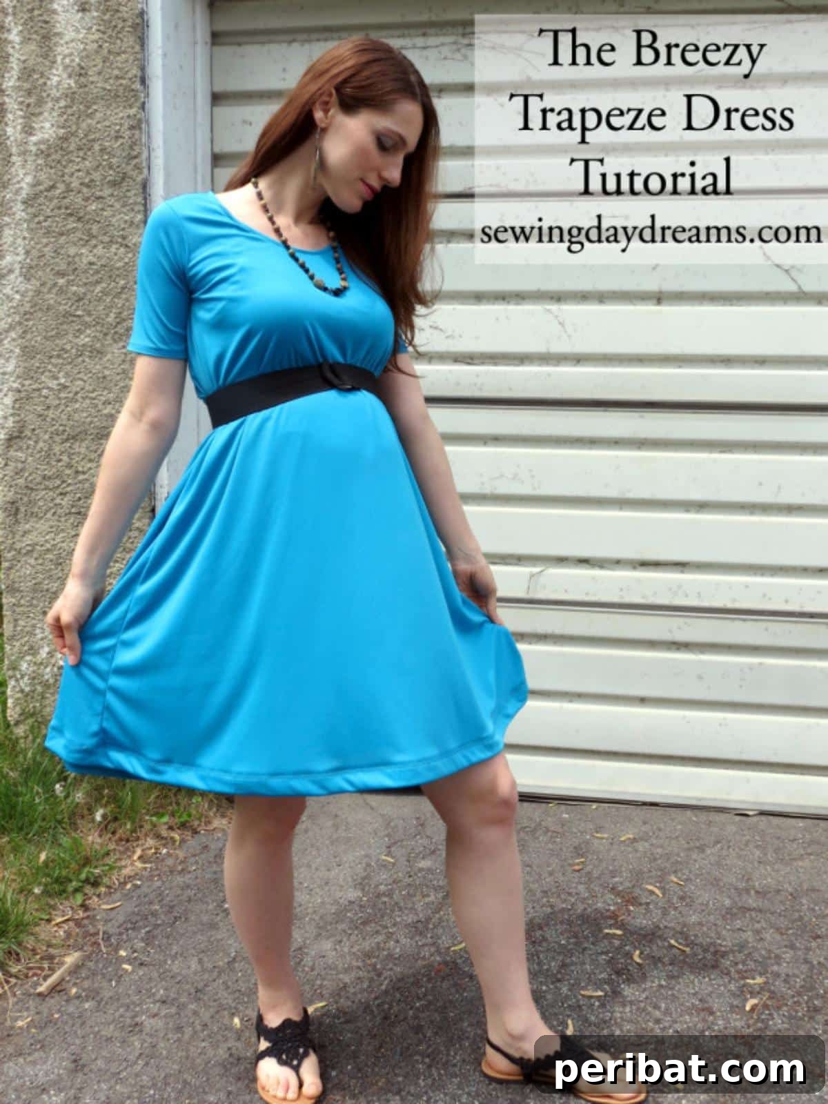 34 Stylish Maternity Sewing Patterns 13 Breezy Trapeze Dress