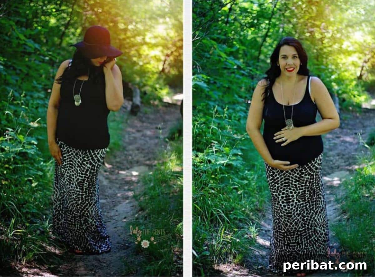 34 Stylish Maternity Sewing Patterns 18 A-line Skirt with Maternity Friendly Fold Over Waistband