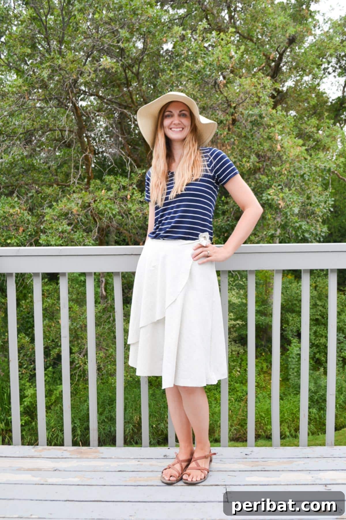 34 Stylish Maternity Sewing Patterns 22 DIY One Steam Wrap Skirt