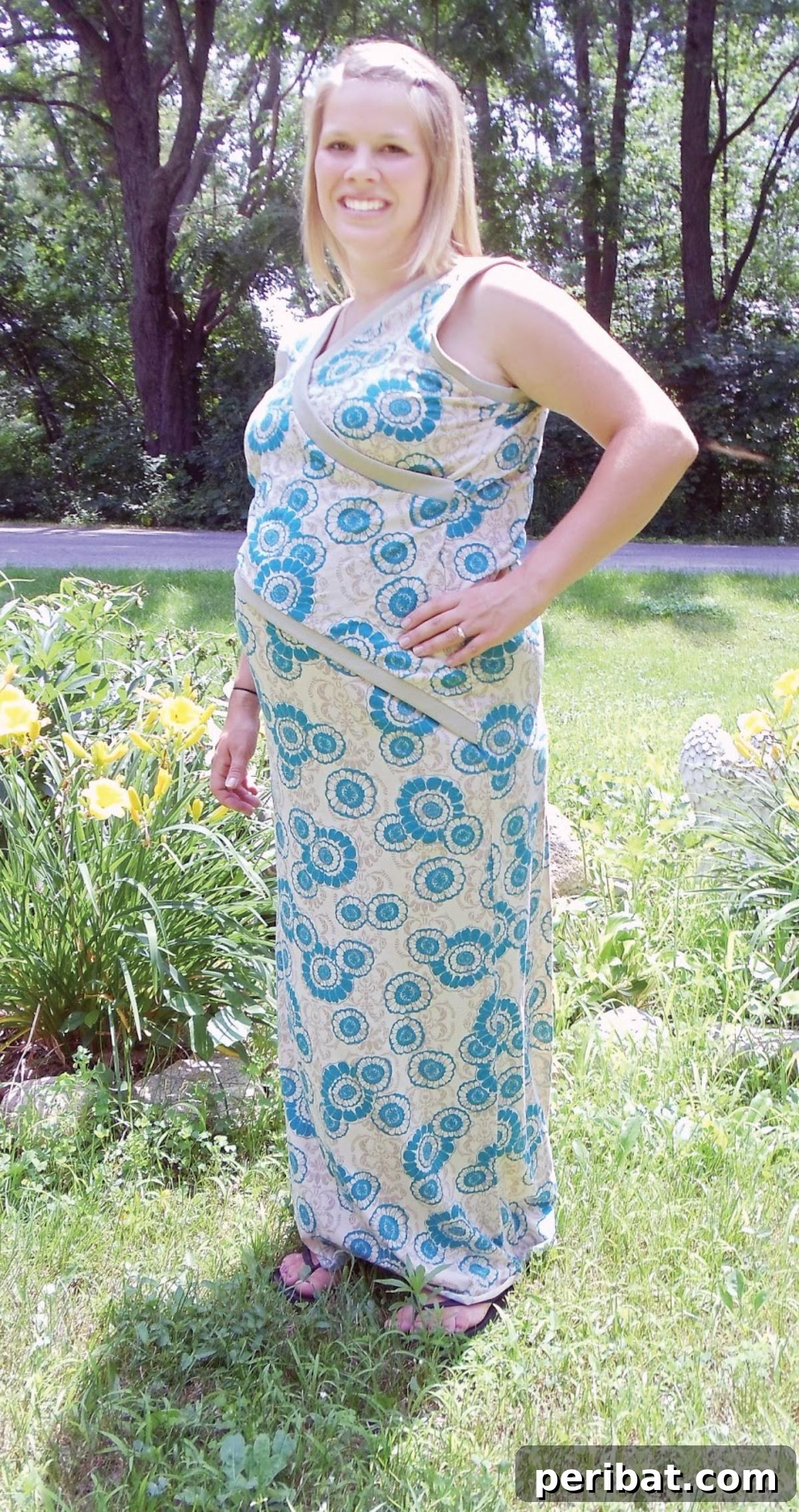 34 Stylish Maternity Sewing Patterns 24 Nursing and Maternity Maxi Dress