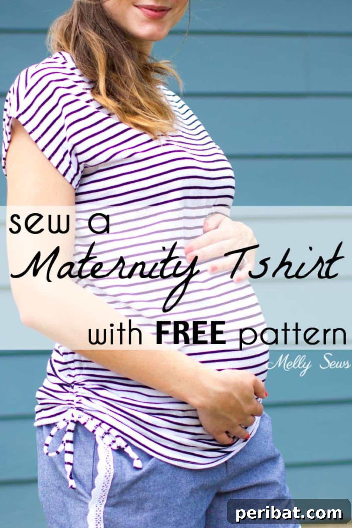34 Stylish Maternity Sewing Patterns 31 Maternity Blanc T-shirt