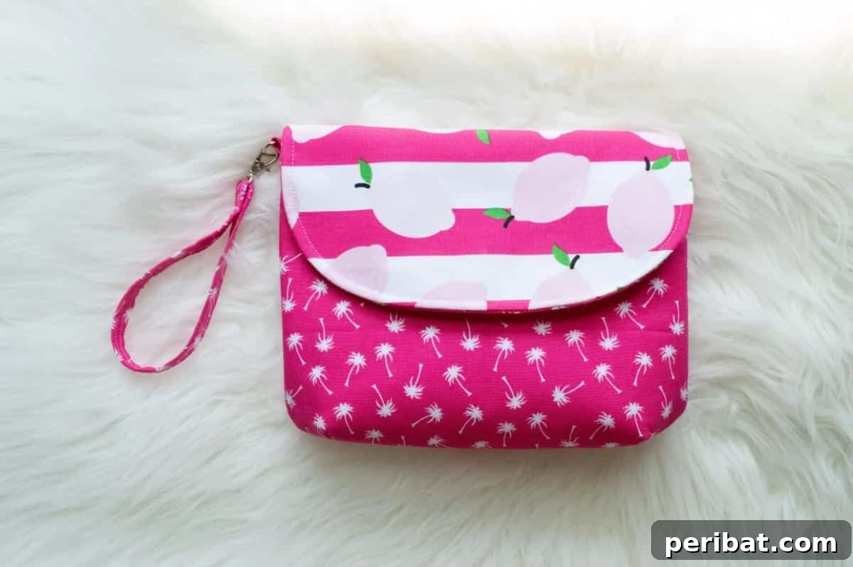 A convenient Grab and Go Wristlet, designed to hold essentials without bulk, perfect for quick trips and minimal carrying.