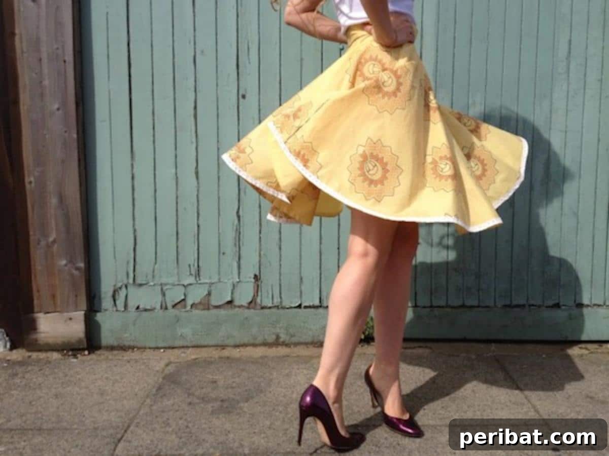 40 Chic Skirt Patterns for Every Style 19 Cute Circle Skirt Pattern Beginner Friendly