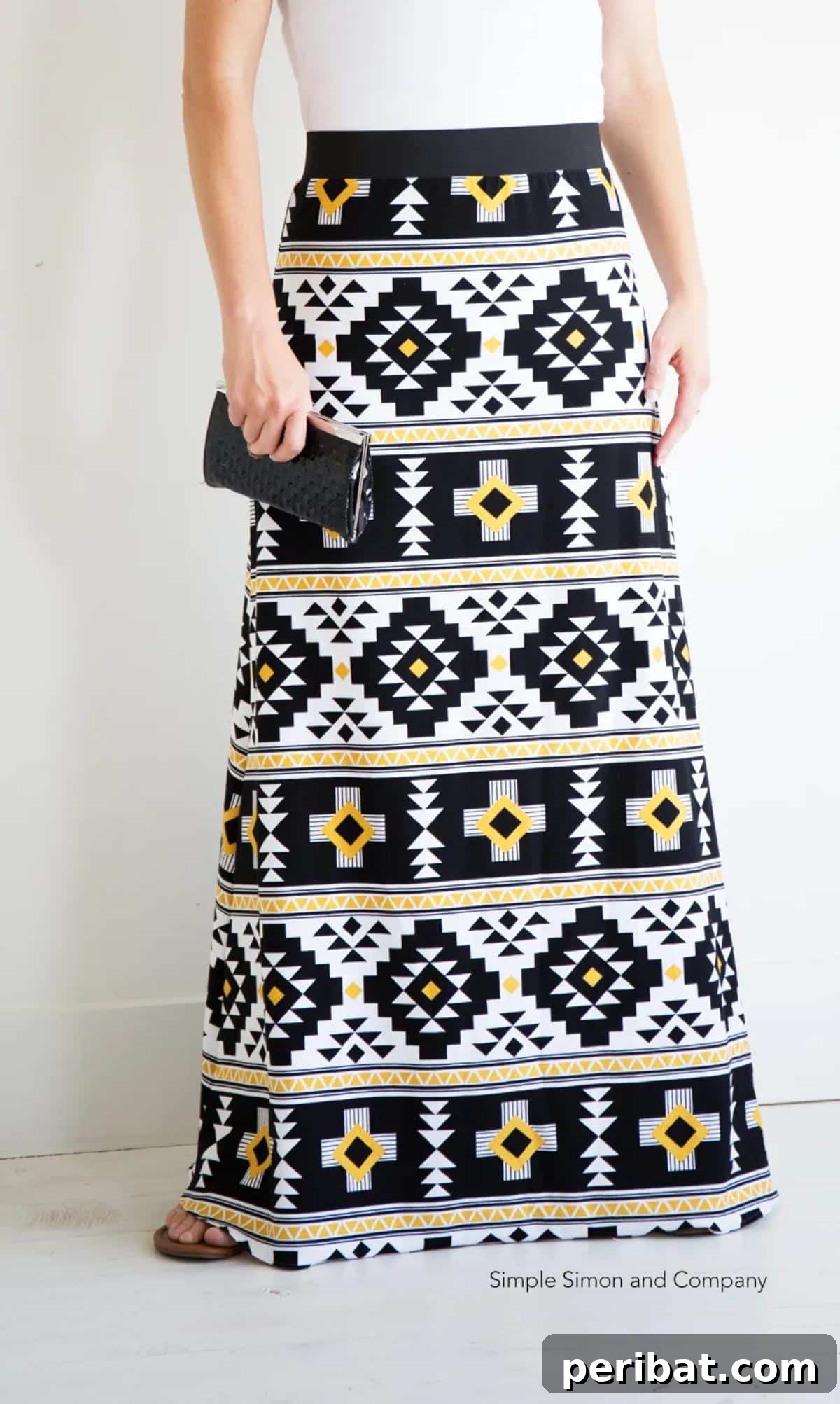 40 Chic Skirt Patterns for Every Style 36 Simple Women’s Maxi Skirt Free Pattern