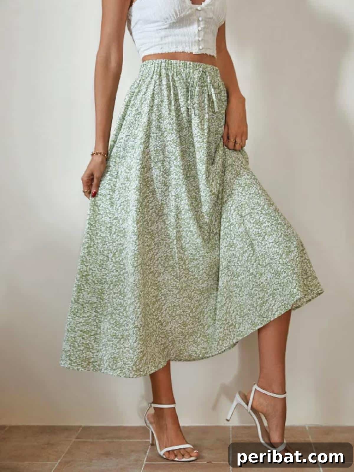 40 Chic Skirt Patterns for Every Style 40 Ditsy Skirt Casual or Dressy Digital Pattern