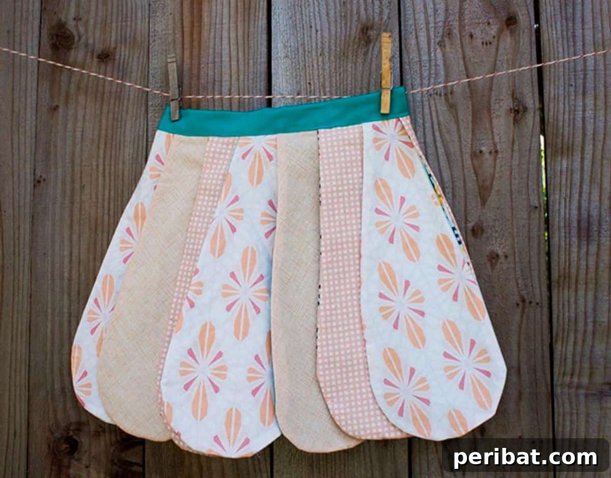 40 Chic Skirt Patterns for Every Style 10 DIY Reversible Petal Skirt Free Pattern
