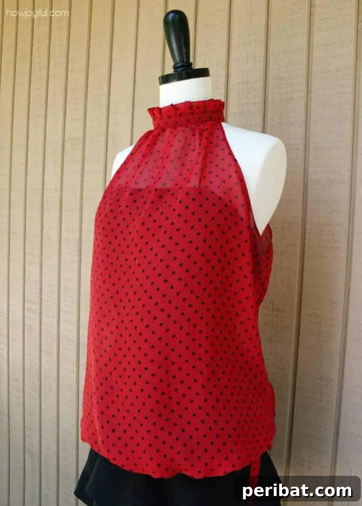 39 Stylish Blouse Sewing Projects 18 Joyful Ruffle Neck Top