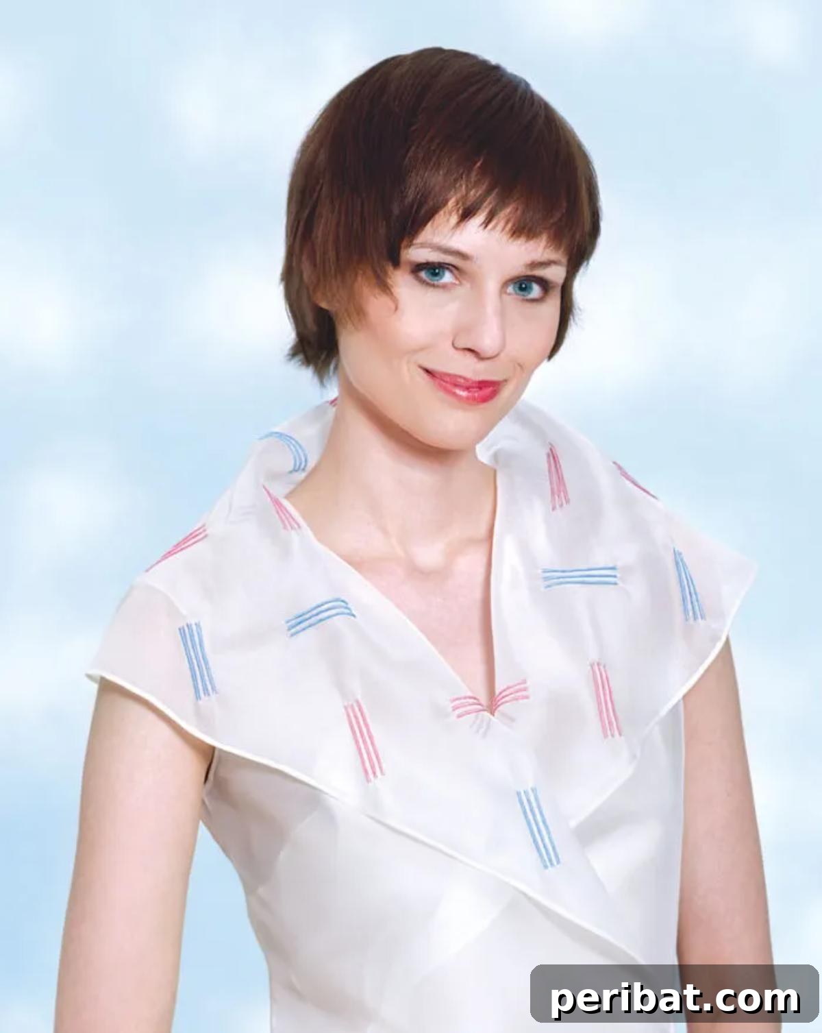 39 Stylish Blouse Sewing Projects 24 hawl Collar Blouse With Pintucks