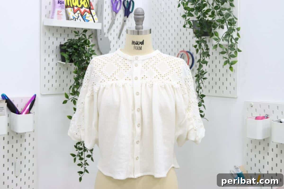 39 Stylish Blouse Sewing Projects 4 The Flora Blouse