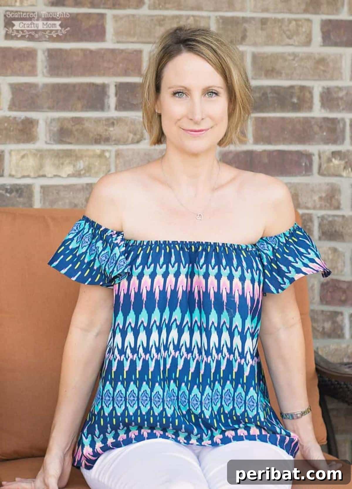 39 Stylish Blouse Sewing Projects 8 Off the Shoulder Flutter Sleeve
