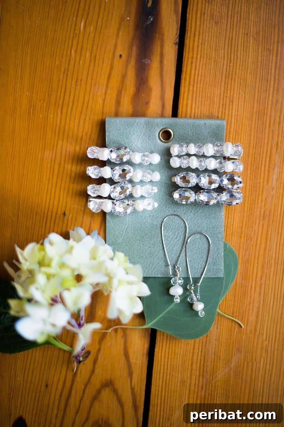 Craft Your Dream Wedding: 20 DIY Accessory Ideas 5 A collection of elegant DIY hair clips adorned with pearls and intricate embellishments, showcasing customizable options for wedding hairstyles.