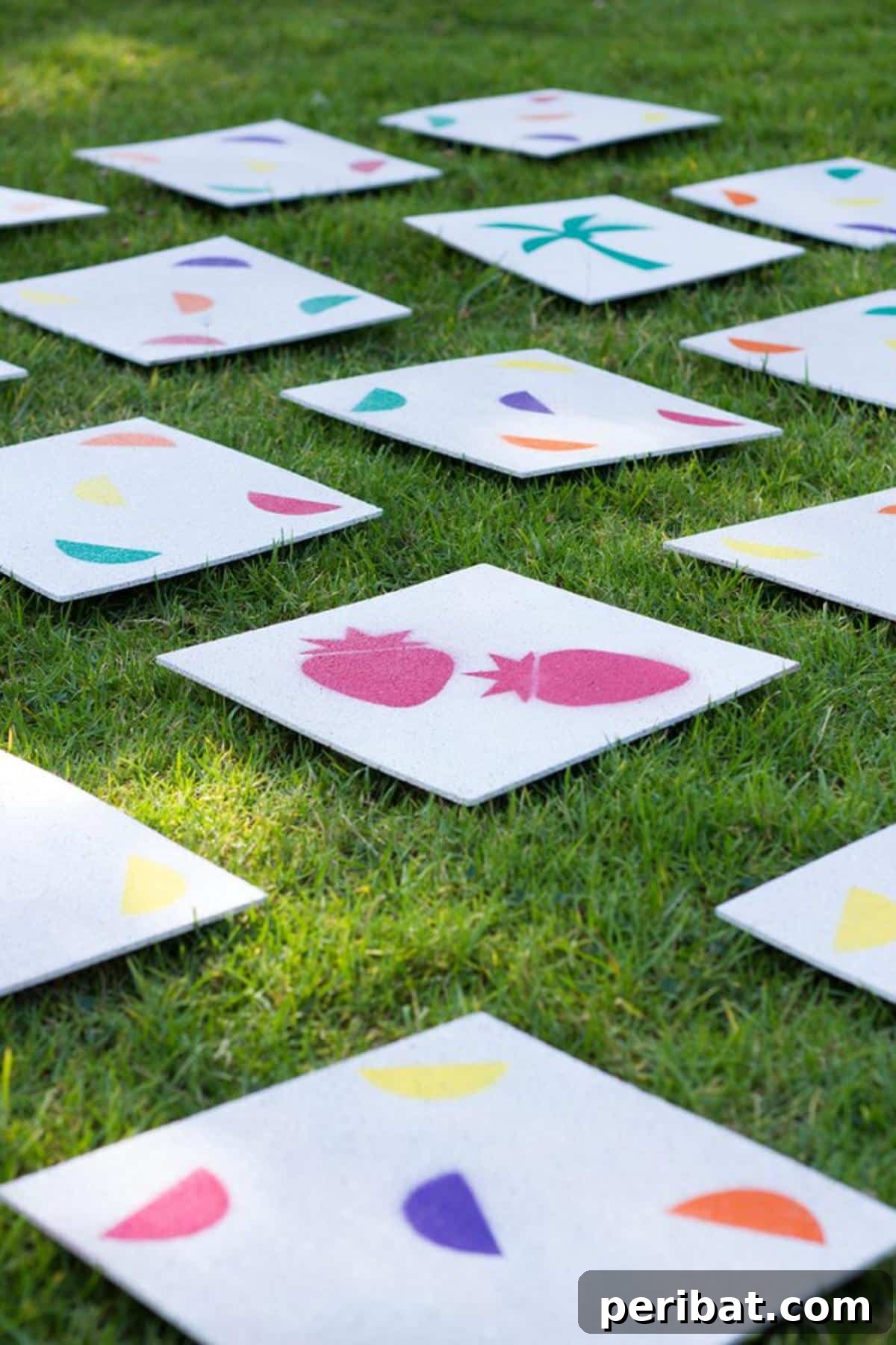 DIY Giant Lawn Matching Game