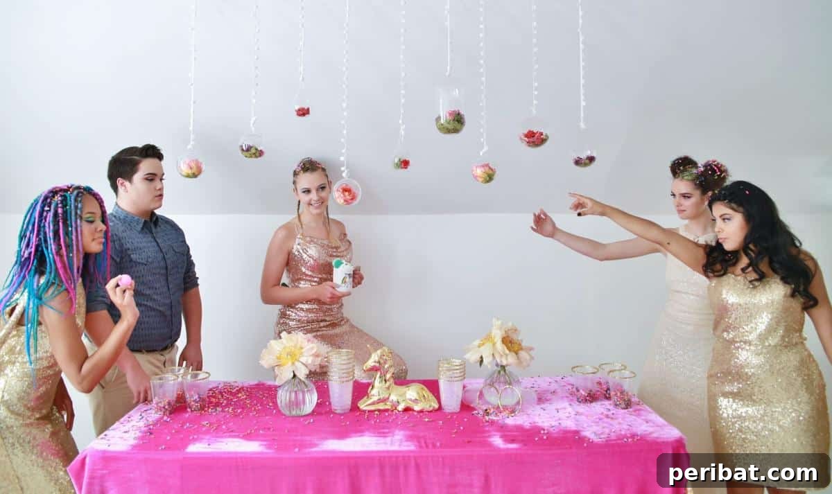 Confetti Pong Party Game