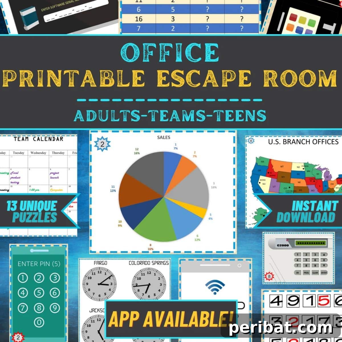 Escape Room Game Printable
