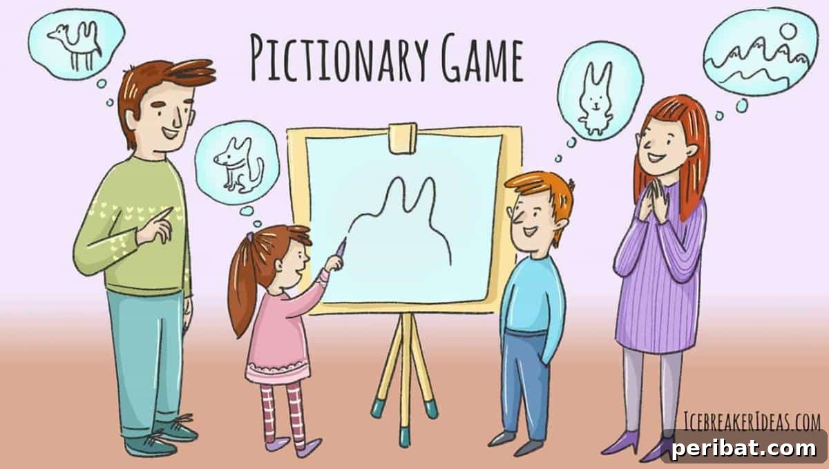Pictionary Game Topics & Categories image.