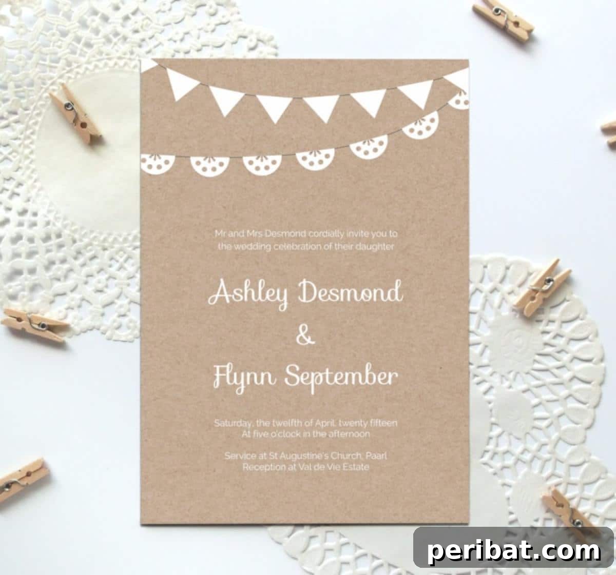 Stunning DIY Wedding Invites: 33 Creative Ideas and Starter Kits 11 Free Printable Wedding Invitation Template