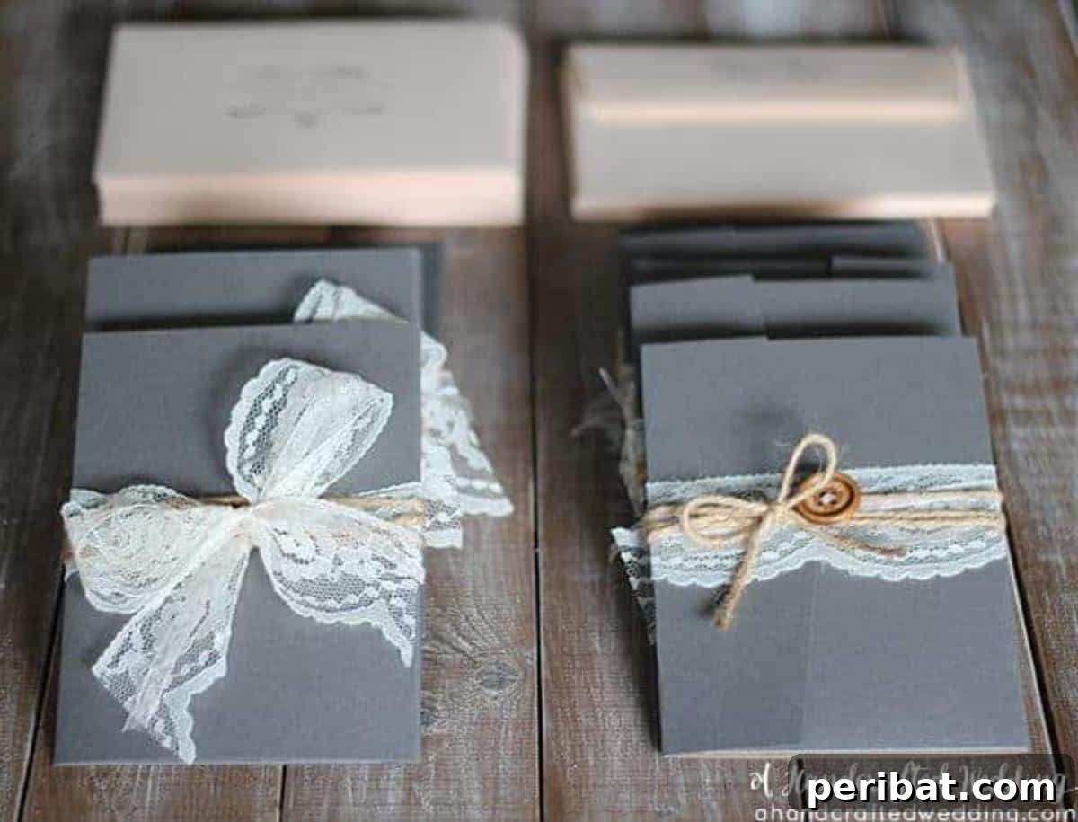 Stunning DIY Wedding Invites: 33 Creative Ideas and Starter Kits 3 DIY Rustic Wedding Invitations
