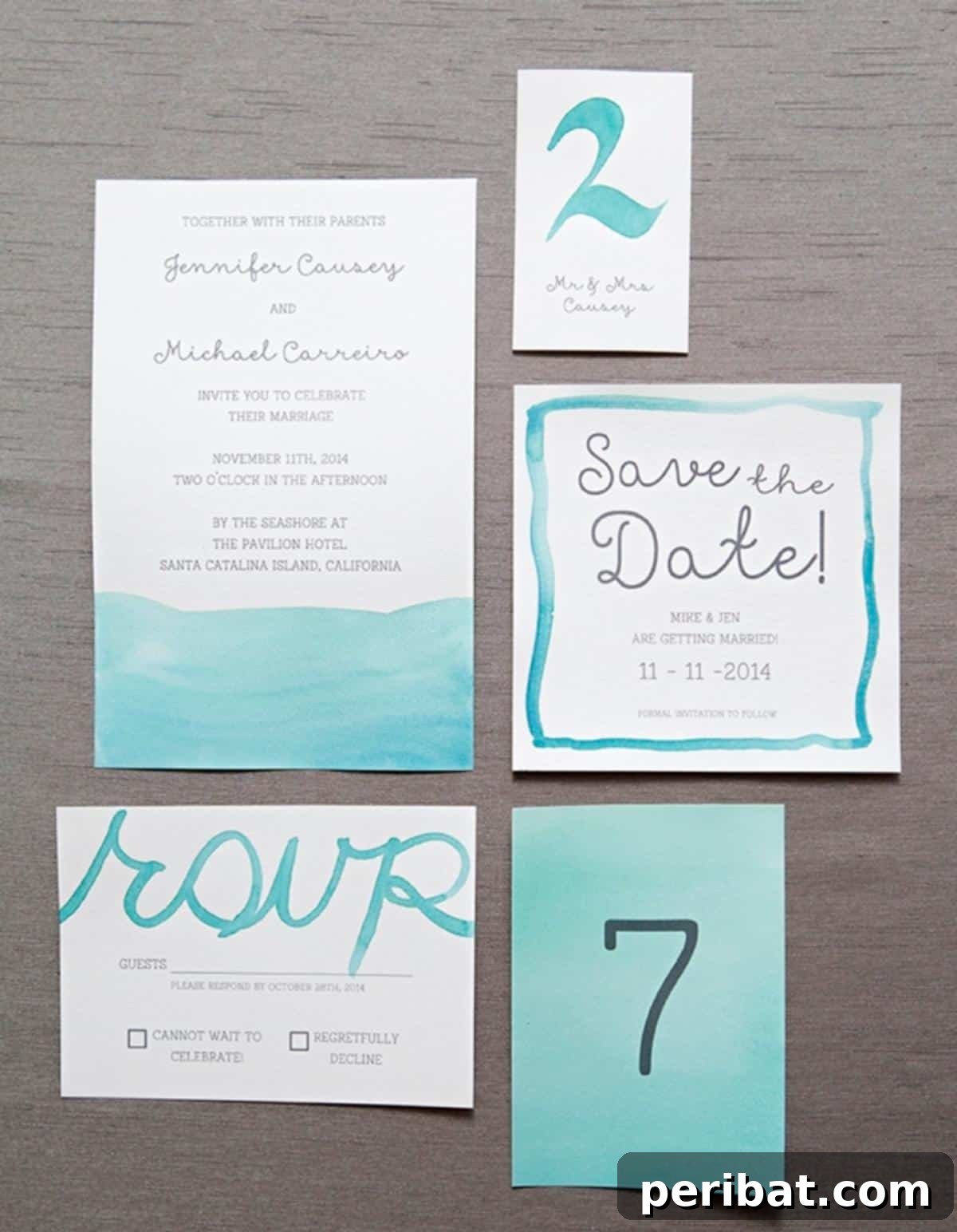 Stunning DIY Wedding Invites: 33 Creative Ideas and Starter Kits 10 DIY Watercolor Wedding Invitations