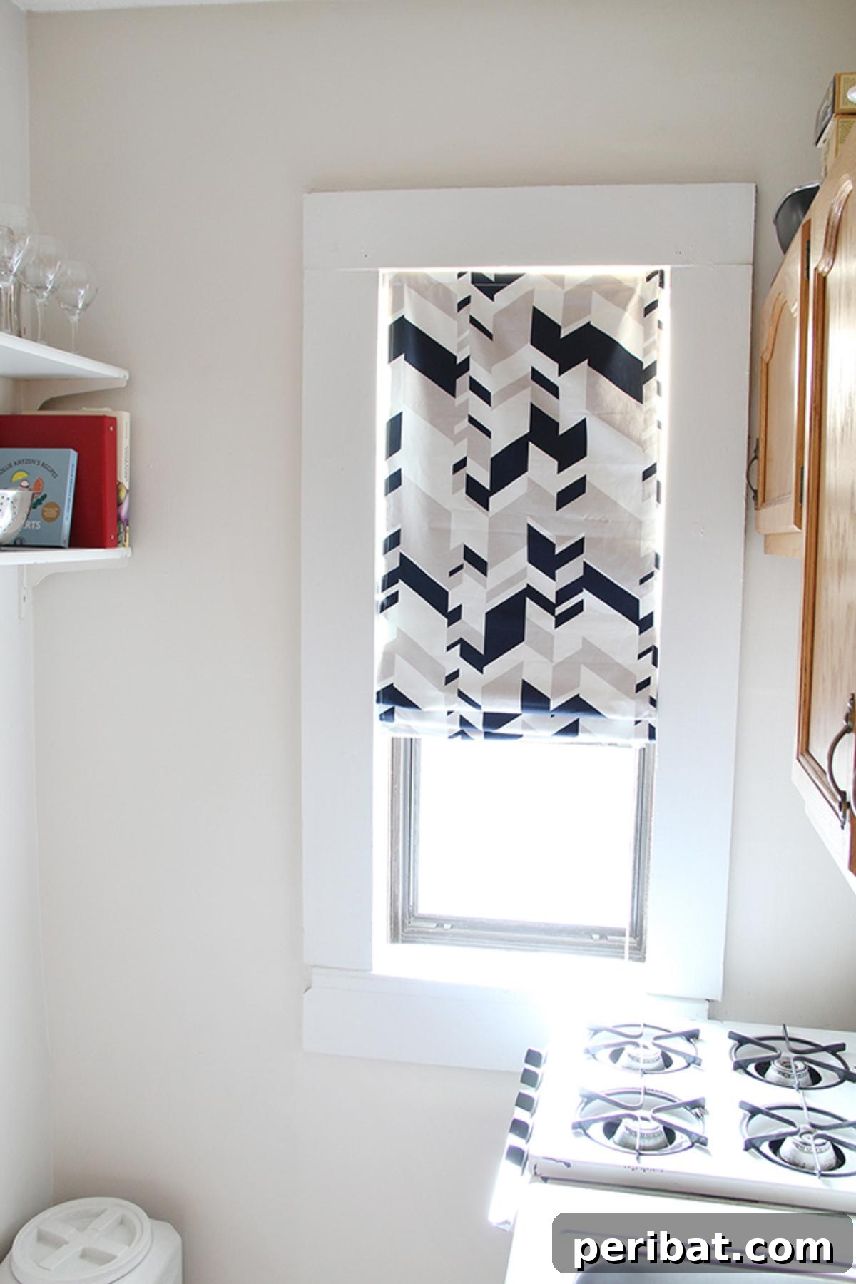 20 Clever DIY Roman Shade Ideas 11 DIY Roman Blackout Shades, offering both style and light control.