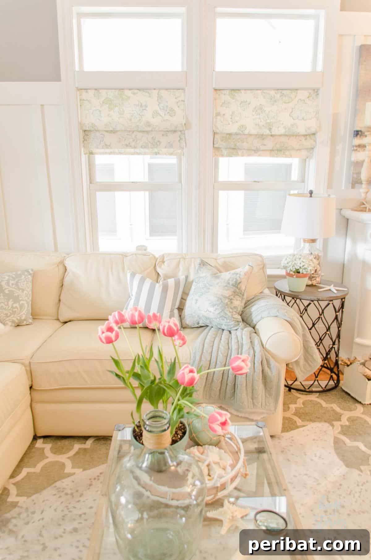 20 Clever DIY Roman Shade Ideas 9 DIY Faux Roman Shades, displaying ease and affordability.