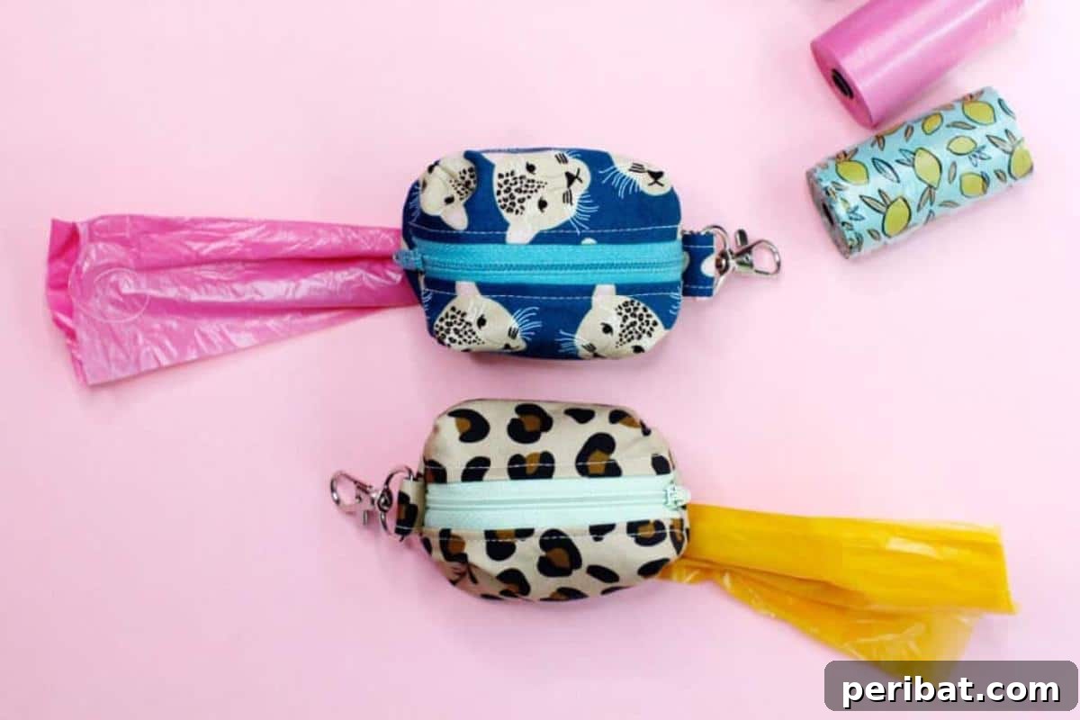 DIY Dog Poop Bag Holders