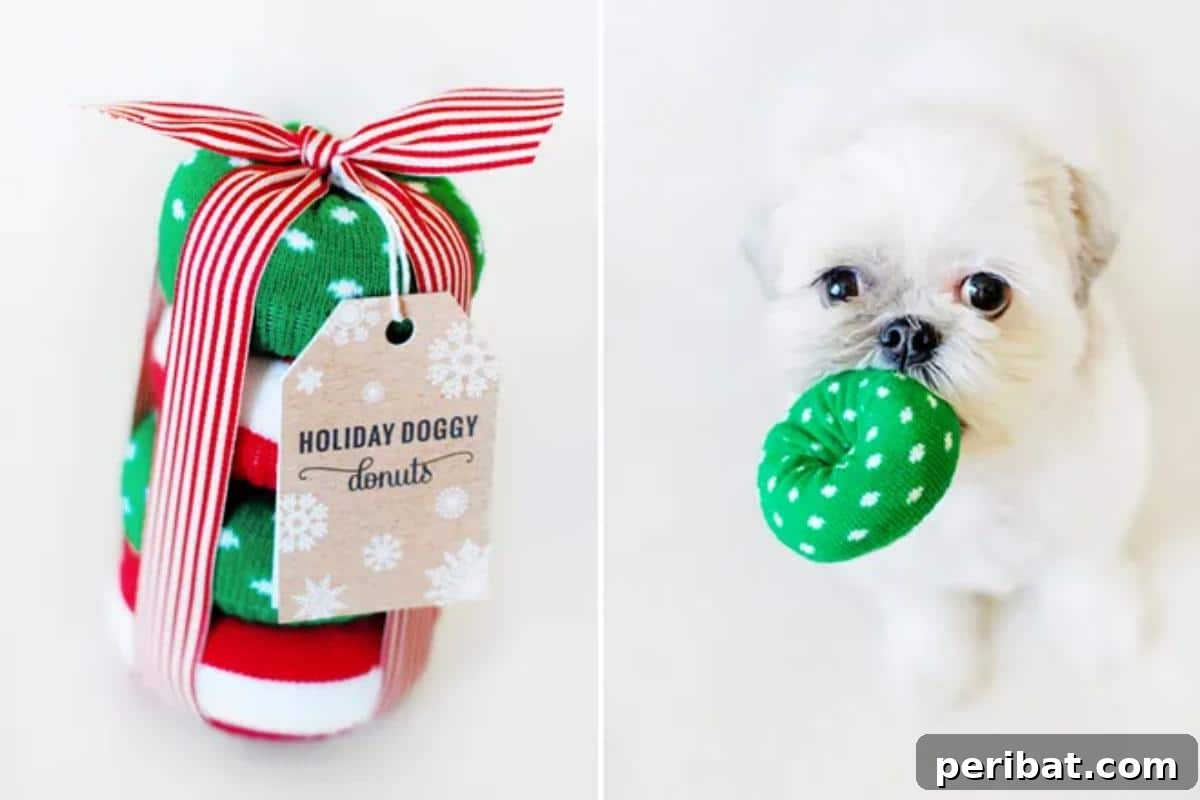 Easy DIY Dog Toy for Christmas