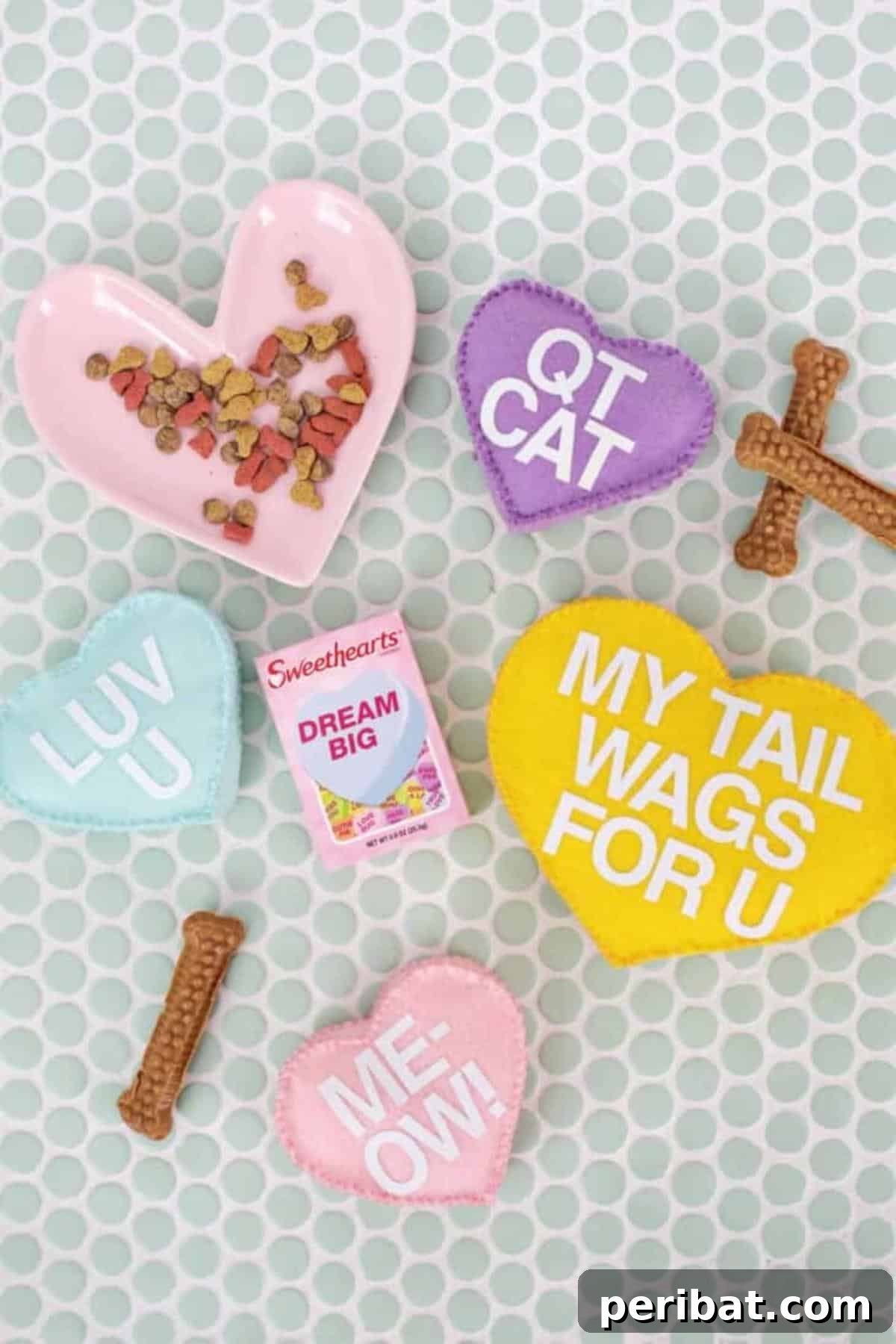 DIY Heart Pet Toys