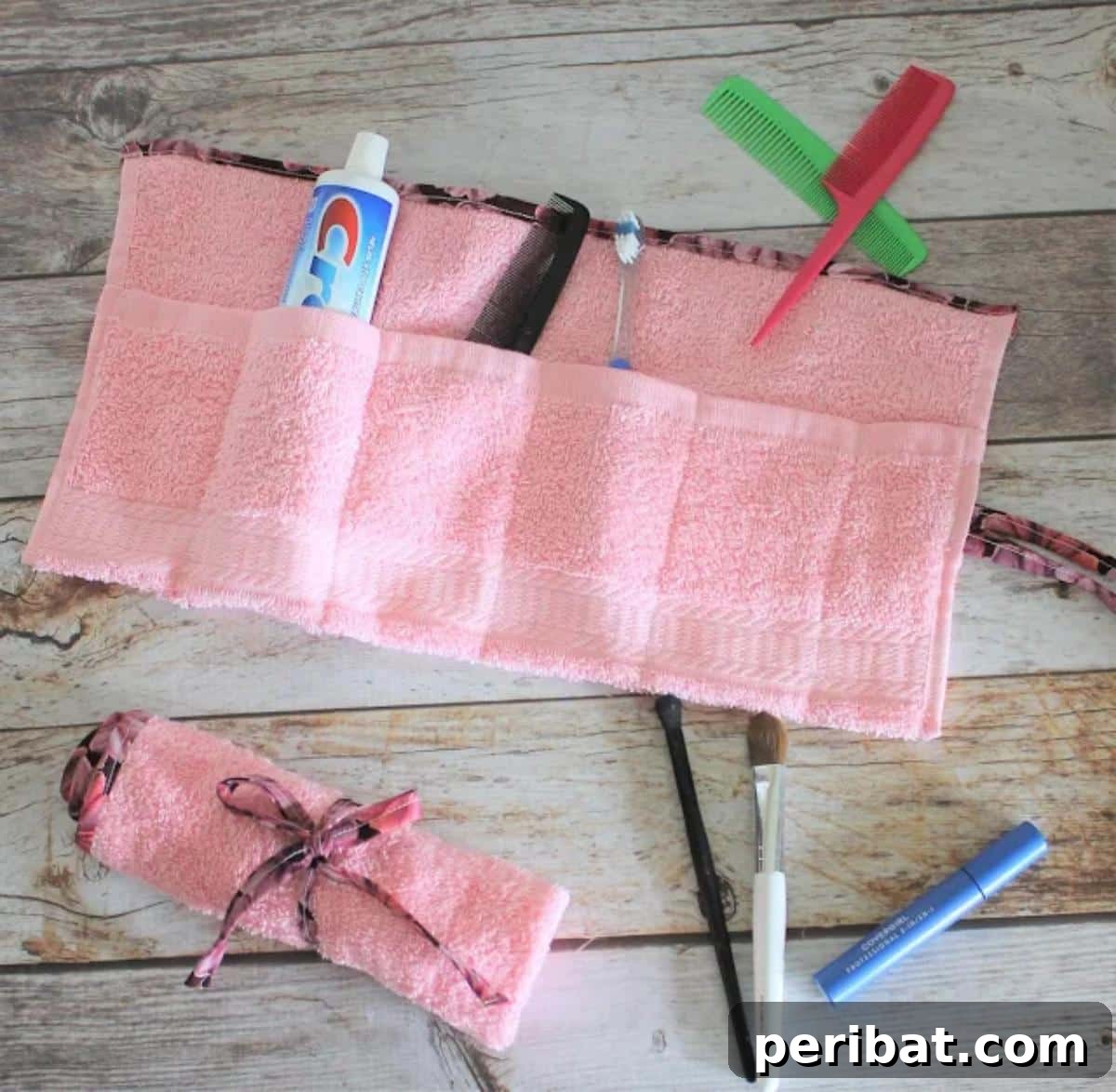 Unlock Your Creativity: 38 Beginner Sewing Projects 25 A practical DIY Toothbrush Roll, perfect for travel organization.